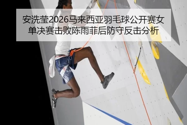 安洗莹2026马来西亚羽毛球公开赛女单决赛击败陈雨菲后防守反击分析